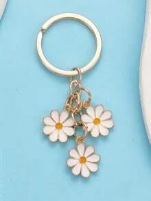 Cherry Blossom Keychain Minimalist Cherry Blossom Flower Phone Charm Decoration Accessory For Women And Girls - Multicolor New-6 - View 6
