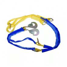 Heavy-Duty Winching Assistance Straps, Webbing Winch Towing Rope, Durable Polyester, Ideal For Outdoor Use, Suitable For Emergency Vehicle Rescue, Tow Strap, Sturdy Construction - Blue - View 3