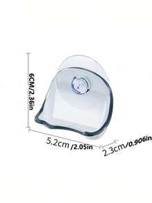 A Wall-Mounted, Multi-Functional Suction-Cup Holder Made Of Durable Plastic. It Features Strong Suction And A Non-Slip Design, Making It Suitable For Installation On Bathroom Or Kitchen Walls To Store Items Such As Razors And Towels. - Multicolor - View 4