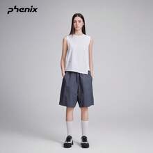 +Phenix Phoenix 女款 2026SS 新款戶外防曬不對稱無袖針織背心 - 米白色 - 查看 3