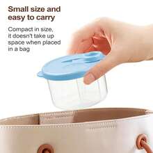 1pc Baby Milk Powder Dispenser Box, Convenient 3-Compartment Milk Powder Storage Container, Detachable Milk Powder Jar - Multicolor - View 4