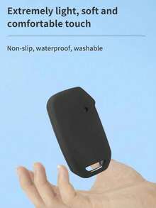 1pc Black Silicone Car Key Cover Compatible With Kia Cerato Ceed Forte NIRO Sorento Seltos Sportage Soul Telluride Models - A - View 6