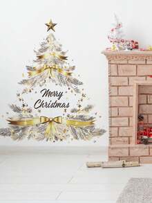 Multi-Style Christmas-Themed Wall Stickers PVC Removable Self-Adhesive Without Leaving Glue Santa, Reindeer, Snowflakes, Luxury Christmas Tree For Bedroom, Cabinets, Windows, Classrooms, Parties DIY Holiday Decoration Stickers - Wall Stickers - View 1