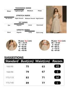 女士休闲优雅黑白波点方领无袖连衣裙，修身剪裁，适合工作或约会，A字长裙摆，适合春夏穿着，优雅派对礼服，外套，度假连衣裙，波点连衣裙 - 黑與白 - 查看 8