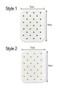 Cermin Rias Lipat Mini Portabel Motif Polkadot Baru dengan Sisir, Putih dengan Desain Tempat Sisir, Dihiasi dengan Pola Polkadot; Cocok untuk Perjalanan dan Penggunaan Sehari-hari; Cermin Rias Lipat Meja Persegi Panjang Gaya Minimalis, Perlengkapan Penting untuk Kembali ke Sekolah, Musim Kembali ke Sekolah, Hadiah untuk Teman, Keluarga, dan Guru - MultiWarna - View 9
