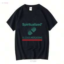 Vintage T-Shirt Of The Rock Band Spiritualized In Other Medications, Musical Design, Long Or Short Sleeve, Casual Washed Style - 款式 - 查看 1