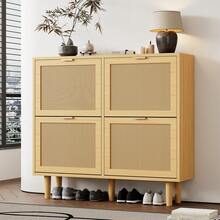 Shoe Cabinet Natural Light Oak Finish - 淺橡木色 - 查看 5