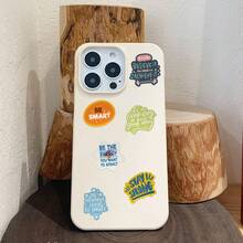 [New]50pcs Cartoon Inspirational English Stickers For Luggage, Notebook, Tablet, Phone - 50 - View 5