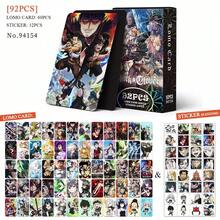1PC 92pcs Black Clover High Definition Color Printed Anime LOMO Cards, Photocard, Photo Cards, Arirang, BTS21 Accessories, Bangtan, Photo Card, Photocard - Multicolor - View 5