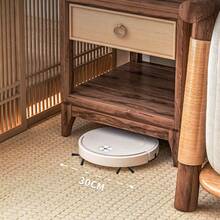 Smart Vacuum & Mop Dual-Function Cleaner, Supports Mobile App Remote Operation, 2000mAh Battery For Long-Lasting Performance, Accompanied By Physical Remote Control, Low Noise Operation, White Minimalist Design, Automatic Floor Recognition - RS900 Robot Vacuum Cleaner - View 6