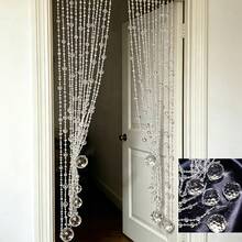 Handmade Product With Hook, Transparent Acrylic Crystal Decorative Hanging Ornament, Suitable For Home, Living Room, Bedroom And Entrance, Party And Holiday Atmosphere Decoration - Beaded Door Curtain - View 4