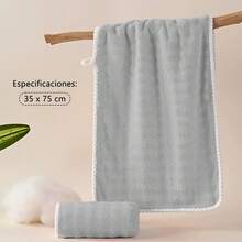 Bath Towel Sets - Black - View 3