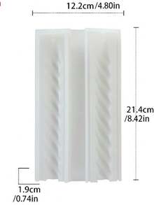 1pc Rectangular Candle Shaped Silicone Mold, High Elasticity & Heat Resistant, Multi-Purpose, Suitable For Making Candles And Holiday Home Decor, Easy To Clean, Reusable - Multi-color - View 19