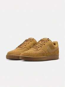 Men's NIKE COURT VISION LO SD PRM Low-Top Sports Casual Shoes IQ9749-700 - Brown - View 3