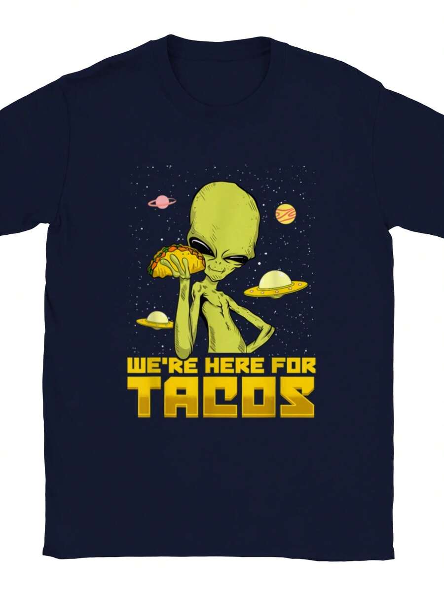 We're Here For The Tacos T-Shirt - 款式 - 查看 1