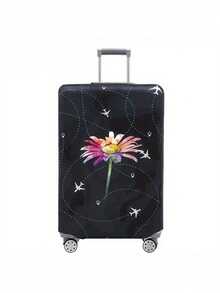 1PC Luggage Elastic Protective Cover Travel Cover Trolley Cover Polyester Material Unisex Travel Accessories Outdoor Vacation Essential, Luggage Cover - Multicolor - View 12