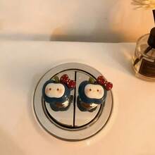 SANRIO 4款可愛卡通Hello Kitty馬桶沖水按鈕，長指甲馬桶水箱按壓輔助裝置，適用於宿舍、飯店、居家浴室，萬聖節、聖誕節、生日送給朋友的完美禮物（混色套組隨機發貨） - 馬桶按鈕(款式隨機) - 查看 5