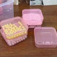 Plastic Storage Box Set - Bead Storage Box, Multi-Functional Organizer, Suitable For DIY Crafts, Beading, Jewelry And Nail Art Supplies - Portable Compartment Box With Adjustable Dividers, Containers, Accessories And Home Organization Function - Multicolor - View 3