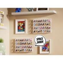 Acrylic Display Protection Cover, Suitable For Fokno "Little Baby" Series. Transparent 32-Position Slot Display Stand, Suitable For Installation On Desktop And Wall. Mini Collection Box, Character Display Stand, Transparent. - A - View 6
