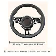 1pc Christmas Style Car Steering Wheel Cover, All-Season Universal Steering Wheel Protector - A - View 8