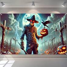 1Pc Halloween Banner Blood Print Horror Pumpkin Castle Bat Zombie Skeleton Pattern Happy Halloween Theme Party Decoration Indoor And Outdoor Decoration Photography Background Wall Art Halloween Home Decoration - V0155 - View 25
