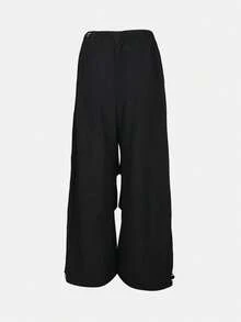 Adidas Women's W CT 3S OH C PT Woven Long Pants KU7997 - Black - View 2
