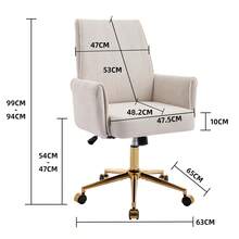 Home Office Chairs - 白色 + 燈芯絨 - 查看 2
