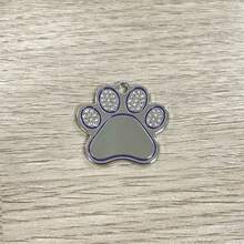 Custom Engraved Pet Name Tags, Personalized Pet Labels, Personalized Dog Collars, Pet Pendants, Cute Cat And Dog Name Tags, Custom Dog Tag Pendants, Personalized Cat And Dog Pet Identification Name Pendants, Custom Decorative, Engraved, Stainless Steel Pet Collar Tags Pendants. - Multicolor - View 25