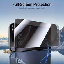 CASECOPS 1-Pack واقي شاشة زجاجي مقسى بتغطية كاملة وخصوصية، متوافق مع iPhone 17 Pro Max/17 Pro/17/16 Pro Max/16 Pro/16/15 Pro Max/15 Pro/15/14 Plus/13/12/11 Pro Max/X/XS/XR، تغطية كاملة، مضاد للبصمات، مضاد للخدش، مناسب للاستخدام اليومي والمكتبي والمنزلي - عبوة واحدة - مشاهدة 4
