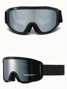 Winter Single/Double Lens Ski Goggles, Suitable For Skiing, Mountaineering, Snowmobile And Multiple Scenarios, Adult Fashionable Outdoor Sports Protective Eyewear - Multicolor - View 2