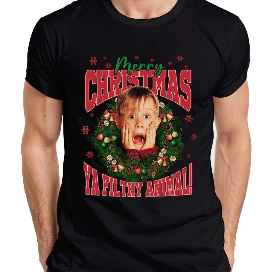 Merry Christmas Ya Filthy Animal Kevin McCallister - Home Alone Christmas Xmas- - 款式 - 查看 1