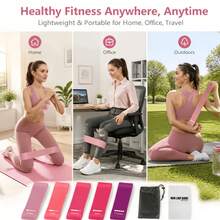 10pcs Resistance Band Set, Enhances Flexibility And Agility, Suitable For Yoga, Pilates, Also Applicable For Resistance Training In Gymnastics And Dance - A - View 9