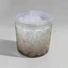 50/100/200/400/500pcs Clear Round Eyelash Extension Glue Rings, Eyelash Glue Storage Box, Eyelash Extension Supplies Fanning Trays - Clear - View 11