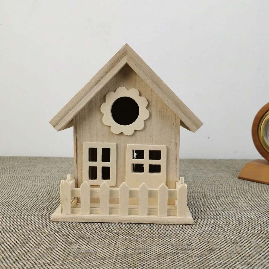 1件裝戶外花園鳥屋 DIY 塗鴉功能 - 均碼 - 查看 1