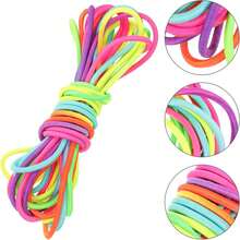 1pc 5 Yards 2mm Soft Round Elastic Band Flat Rubber Band Waistband Elastic Rope For Mask Making - Multicolor - View 10