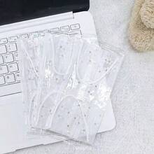 40pcs Fresh Floral Mesh Face Masks, Multiple Colors Available, Breathable, Disposable Decorative Masks, Suitable For Daily Wear, Youth Protective Masks, Made Of Floral Mesh Fabric, Random Color Shipment, Mask Type: Decorative/Protective, Casual Wear, Daily Protection, Party Style, Suitable For All Seasons - Flower - View 9