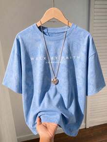 Men Sports Tees & Tanks - Blue - View 1