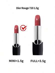 Dior Rouge Dior 720 Velvet Matte Mini Lipstick 1.5g Travel Size Long Lasting Non Drying Rich Color Pigment Daily Makeup Mini Lip Cosmetic DIOR-3348901679558 - #720 - View 3