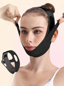 1pc Women's Breathable Face Mask, Face Lifting Mask, Sleep Chin Strap, Face Protection Band, Suitable For Daily Use, Back To School Season - Multicolor - View 3
