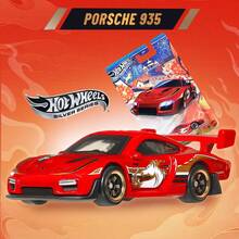 Hot Wheels Model Mobil Miniatur Kreatif Ukuran Saku Skala 1:64 Porsche 935 "Tahun Kuda" JNF49 - MultiWarna - View 6