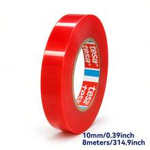 Desa Tesa PET Red Film Transparent Double-Sided Tape With Strong Moisture Resistance And High Temperature Resistance, Suitable For Various Scenarios In Home Factories And Automobiles, With No Trace Double-Sided Tape - 10mm X 8m - View 10