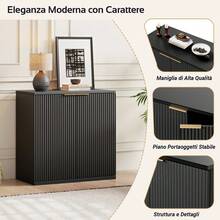 Storage Cabinets - Black - View 6