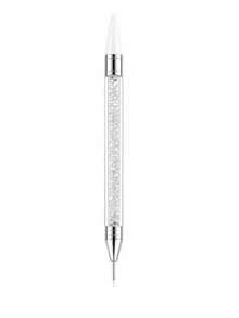 Diamond Pickup Tool, Diamond Waxing Tool With 3 Replaceable Wax Tips And 1 Tweezers DIY Nail Art Tool - A - View 9