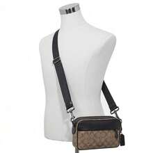 Coach Men's Crossbody Bag F50715 2019 Camera Bag Small Square Shoulder Bag Outlet Style - Crossbody Bag - View 4