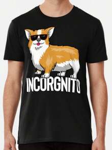 Incorgnito - Incognito Corgi Premium T-Shirt S To 5XL Made In The AUUSA T-Shirt - Style - View 1