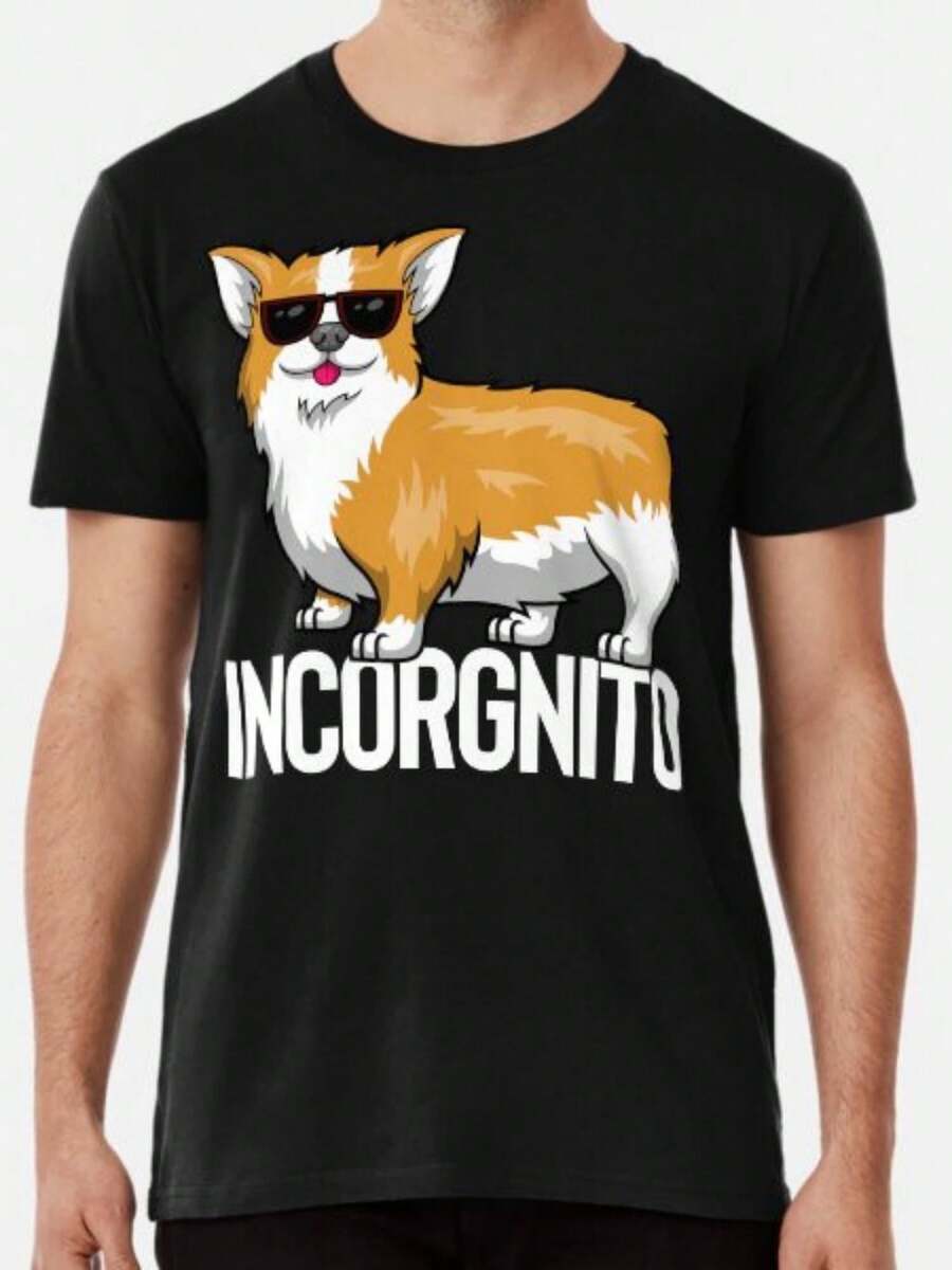 Incorgnito - Incognito Corgi Premium T-Shirt S To 5XL Made In The AUUSA T-Shirt - Style - View 1