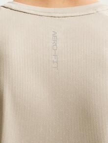 Nike Men's AS M NK AF STRIDE SS TOP Short Sleeve Knit Collarless T-Shirt TIH0746-236 - Beige - View 5