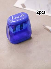 Personalized Name Colored Manual Pencil Sharpener, Multi-Functional Portable Letter Sharpener For Kids School Office, Back To School - Style a - View 15