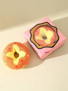 1 Pair Novelty Creative Fun Donut Shaped Mid-Calf Casual Socks, Gift For Men/Women, Imaginative Realistic Donut Design, Unique Gift Item, Suitable For Christmas/Halloween/Carnival/Back To School/Teacher's Day/Valentine's Day/Thanksgiving Gifts, Suitable For Home Relaxation/Office Daily/Short Vacation/Theme Party/Friends & Family Birthday/Wedding Favors/Family Gathering Gifts - Multicolor - View 7