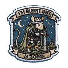 RHUAGYP 1pc Fantasy Mouse Warrior Embroidered Patch, Medieval Knight Adventure Sword Badge, Suitable For Mouse Lovers, For Jackets, Backpacks, Hats And Tote Bags - Multicolor - View 9